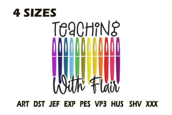 Charming Teaching with Flair Embroidery