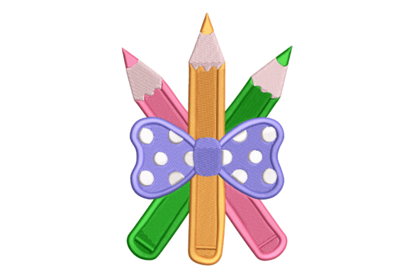 Girly Pencil Trio: A Charming Addition for Your Shop