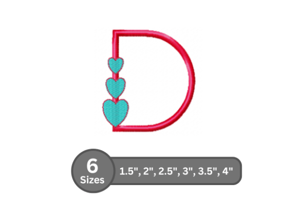 Review: Candy Heart Alphabet -D for Real Embroidery Projects