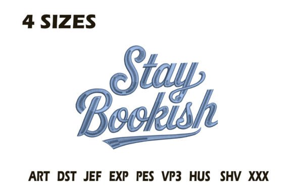 Stay Bookish Embroidery: A Charming Addition